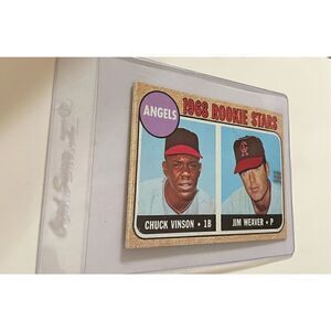 1968 topps rookie stars chuck vinson and Jim weaver #328 mint condition/grade!!!